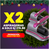 ASPIRADOR PREMIUM ANTIÁCAROS UV®️ CON LUZ ULTRAVIOLETA